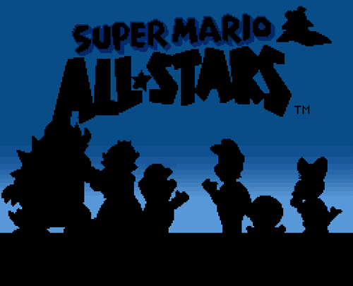 Super Mario All Stars Shadow Intro 1